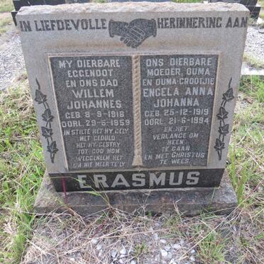 ERASMUS Willem Johannes 1918-1959 & Engela Anna Johanna 1919-1994