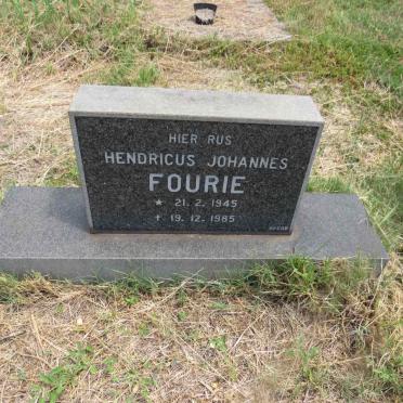 FOURIE Hendricus Johannes 1945-1985