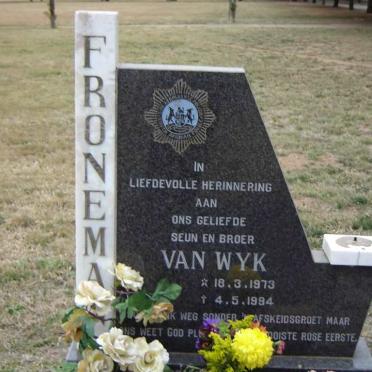 FRONEMAN Van Wyk 1973-1994