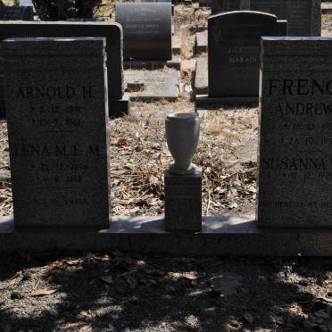 FRENCH Andrew P. 1922-1993 &amp; Susanna W.E. 1920- :: ? Arnold H. 1891-1961 &amp; Lena M.E.M. 1896-1968