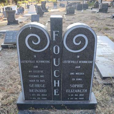 FOUCHE George Reinard 1904-1986 & Sophie Elizabeth 1910-1999