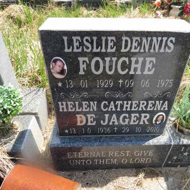 FOUCHE Leslie Dennis 1929-1975 :: JAGER Helen Catherena, de 1936-2010