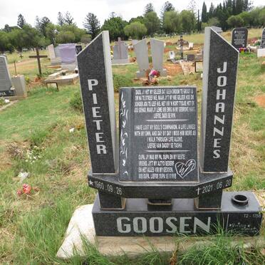 GOOSEN Pieter Johannes 1960-2021