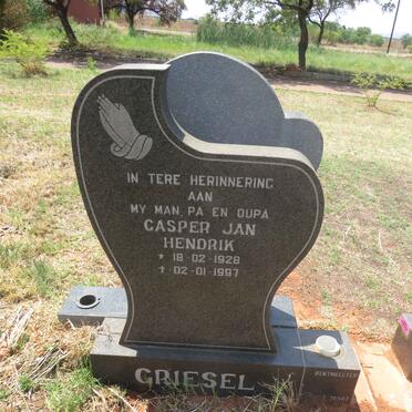 GRIESEL Casper Jan Hendrik 1928-1997