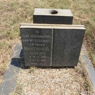 GOUWS Martinus G. 1931-1967