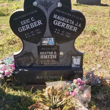 GERBER Eric C. 1925-2006 &amp; Magrieta J.A. 1933-2006 :: SMITH Hester S. 1926-2006