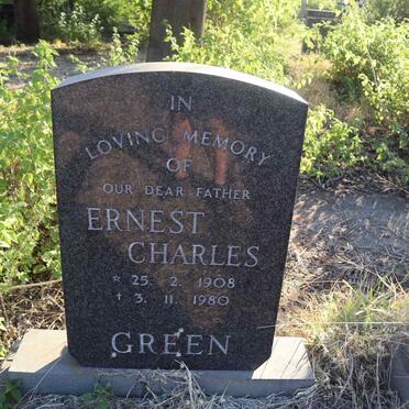 GREEN Ernest Charles 1908-1980