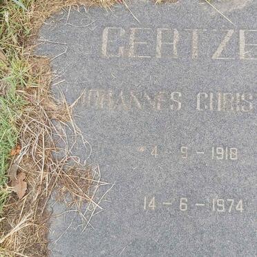 GERTZEN Johannes Christiaan 1918-1974