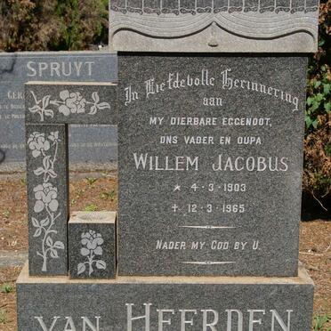 HEERDEN Willem Jacobus, van 1903-1965