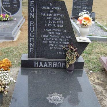 HAARHOFF Leon Eugene 1973-1993