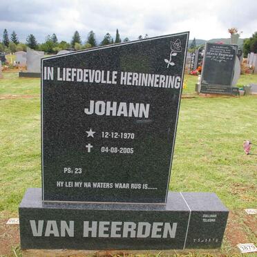 HEERDEN Johan, van 1970-2005