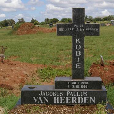 HEERDEN Jacobus Paulus, van 1933-1993