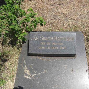 HATTINGH Jan Simon 1921-1967