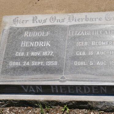 HEERDEN Rudolf Hendrik, van 1877-1958 &amp; Elizabeth Catharina BLOMERUS 1878-1963