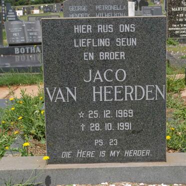 HEERDEN Jaco, van 1969-1991