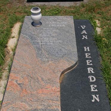 HEERDEN Caroline Esther, van 1939 -1994