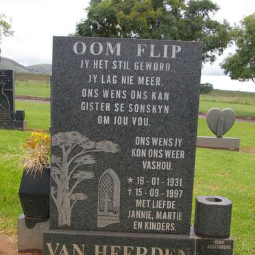 HEERDEN Flip, van 1931-1997