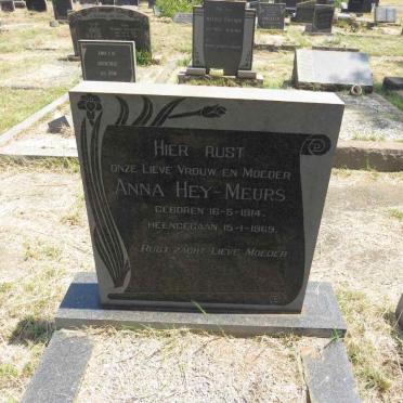HEY Anna, MEURS 1914-1969