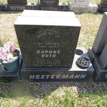 HESTERMANN Daphne Ruth 1922-2003