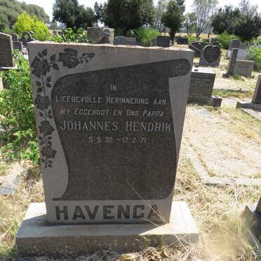 HAVENGA Johannes Hendrik 1932-1971