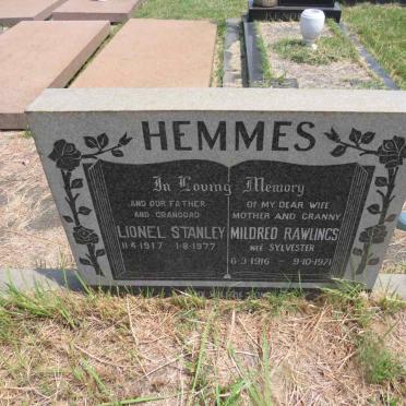 HEMMES Lionel Stanley 1917-1977 & Mildred Rawlings SYLVESTER 1916-1971