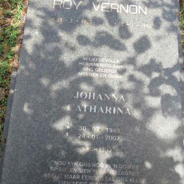 HARKER Roy Vernon 19?5-1992 :: HARKER Johanna Catharina 1949-2002_2