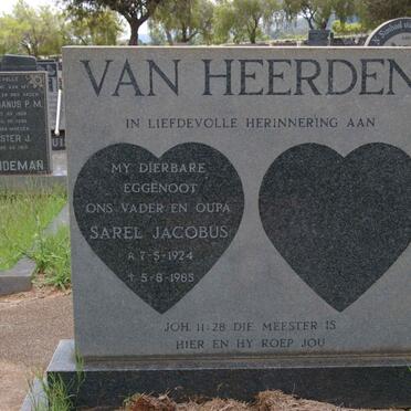 HEERDEN Sarel Jacobus, van 1924-1985