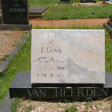 HEERDEN Edna Clare, van 1909-1985