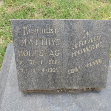 HOLTSLAG Matthys 1926-1965