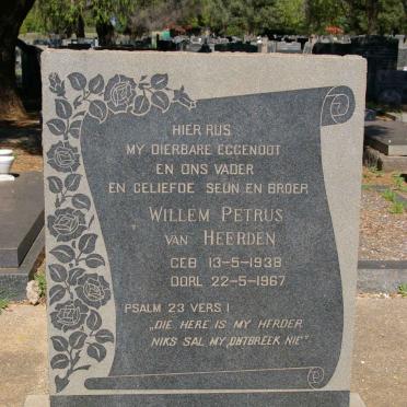 HEERDEN Willem Petrus, van 1938-1967