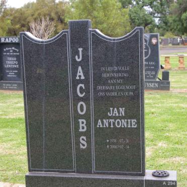 JACOBS Jan Antonie 1938-2006