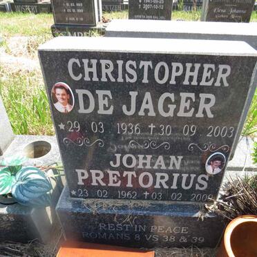 JAGER Christopher, de 1936-2003 :: PRETORIUS Johan 1962-2009