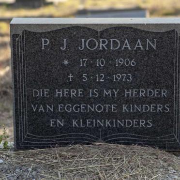 JORDAAN P.J. 1906-1973