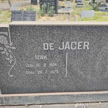 JAGER Izak, de 1904-1975