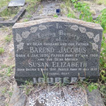 JOUBERT Barend Jacobus 1890-1960 & Susan Elizabeth DREYER 1891-1973