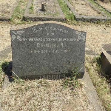 JACOBS Gerhardus J.N. 1909-1967