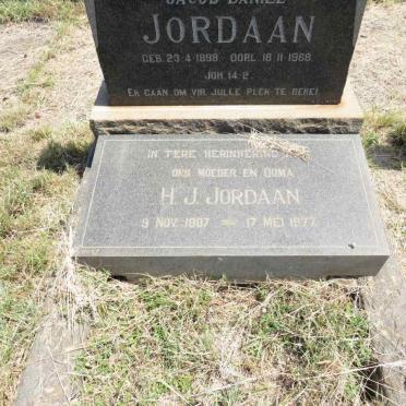 JORDAAN Jacob Daniel 1898-1968 & H.J. 1907-1977_2