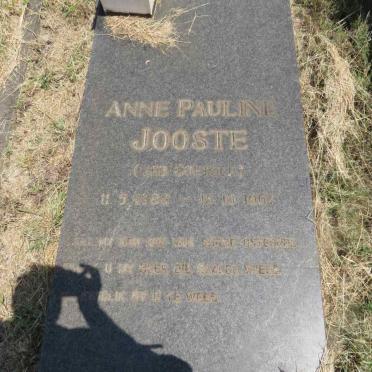 JOOSTE Anne Pauline nee COETZE? 1888-1967