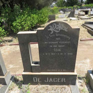JAGER Izak, de 1913-1966