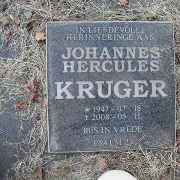 KRUGER Johannes Hercules 1947-2008