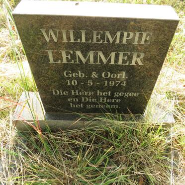 LEMMER Willempie 1974-1974