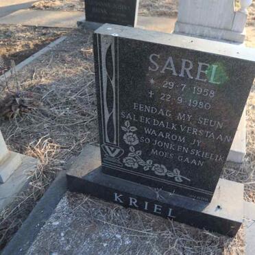 KRIEL Sarel 1958-1980