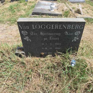 LOGGERENBERG Frans, van 1903-1984
