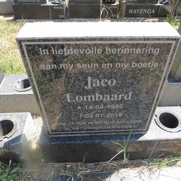 LOMBAARD Jaco 1986-2018