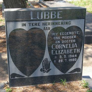 LUBBE Cornelia Elizabeth 1944-1980