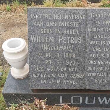 LOUW Willem Petrus 1948-1973