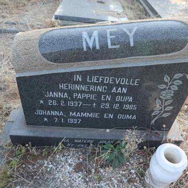 MEY Janna 1937-1985 & Johanna 1937-
