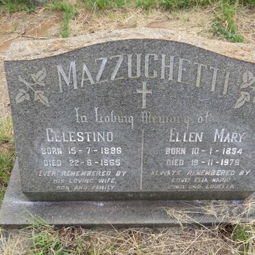 MAZZUCHETTI Celestino 1886-1965 & Ellen Mary 1894-1979