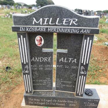 MILLER Andre 1955-2022 :: MILLER Alta 1977-