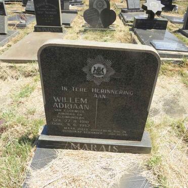 MARAIS Willem Adriaan 1910-1982 
